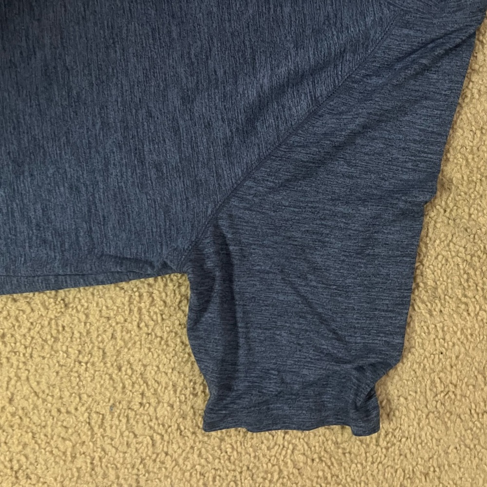 Glacier Blue Heathered short Sleeve Shirt - Picture 3 of 5